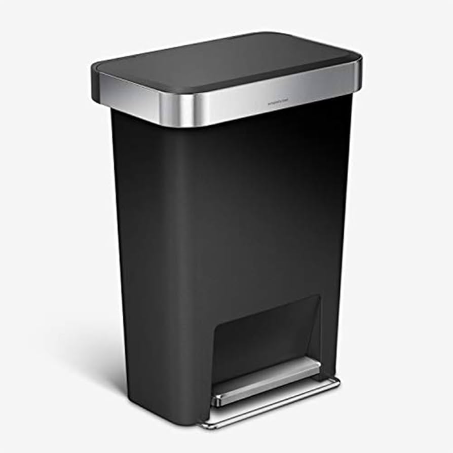 simplehumanレクタンギュラーステップダストボックス ライナーポケット付 simplehuman ｜ レクタンギュラーステップダストボックス